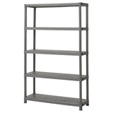 RUNMARÖ shelving unit, dark grey indoor/outdoor, 120x40x188 cm