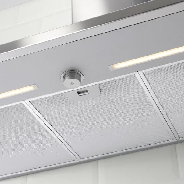 RYTMISK Hood to be fixed to the wall - stainless steel 90 cm , 90 cm - best price from Maltashopper.com 70389342