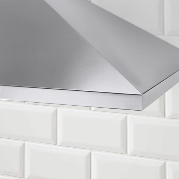 Ikea RYTMISK Hood to be fixed to the wall - stainless steel 90 cm , 90 cm