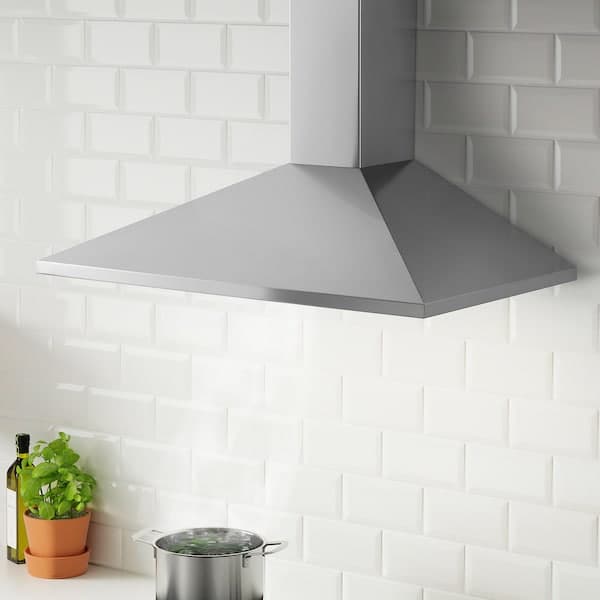 RYTMISK Hood to be fixed to the wall - stainless steel 90 cm , 90 cm - best price from Maltashopper.com 70389342