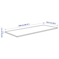 SÄLJAN - Worktop, oak effect/laminate, 246x3.8 cm - best price from Maltashopper.com 80439209