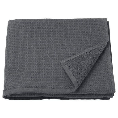 SALVIKEN - Bath towel, anthracite, 70x140 cm