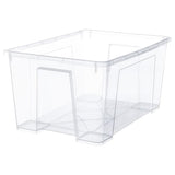 SAMLA box, transparent, 56x39x28 cm/45 l