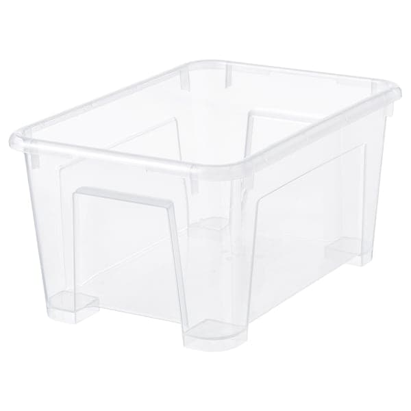 SAMLA - Box, transparent, 28x19x14 cm/5 l - best price from Maltashopper.com 70102972