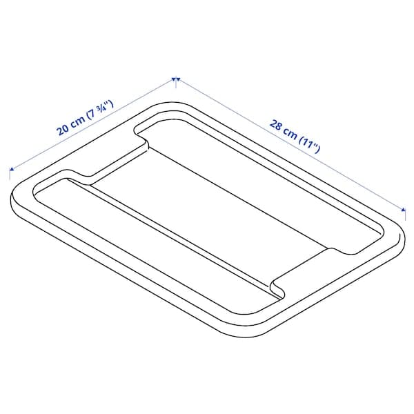 Ikea SAMLA - Lid for box 5 l, transparent