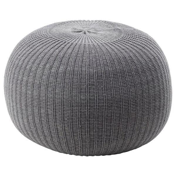 SANDARED Pouf - grey 56 cm , - best price from Maltashopper.com 00385309