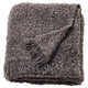 SANDBRODD throw, anthracite, 130x170 cm