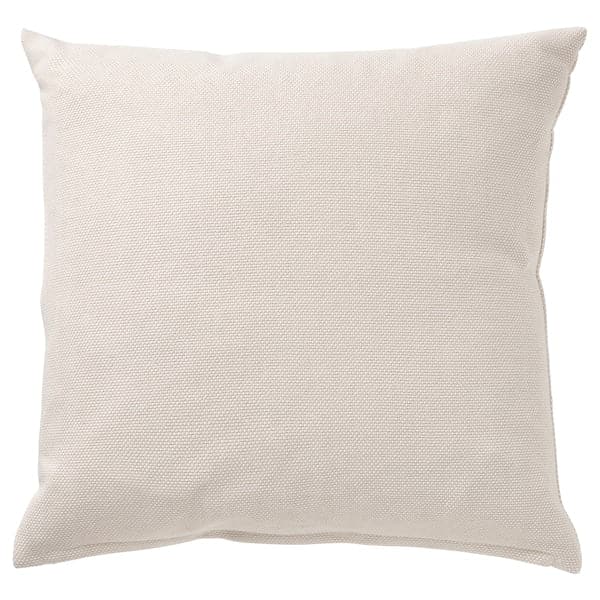 SANDTRAV Cushion - beige/white 45x45 cm , 45x45 cm - best price from Maltashopper.com 70502258