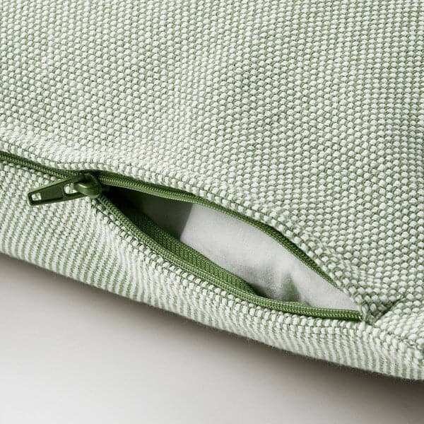 SANDTRAV - Cushion, grey-green/white, , 45x45 cm - best price from Maltashopper.com 80563449