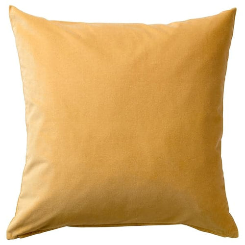 SANELA - Cushion cover, golden-brown, 50x50 cm