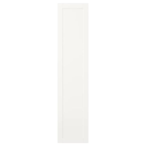 SANNIDAL - Door, white, 40x180 cm