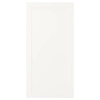 SANNIDAL door with hinges, white, 60x120 cm
