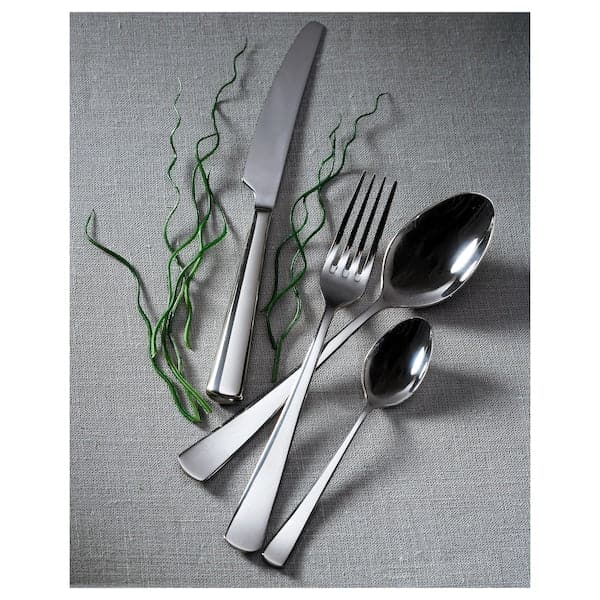 Ikea SEDLIG - 24-piece cutlery set, stainless steel