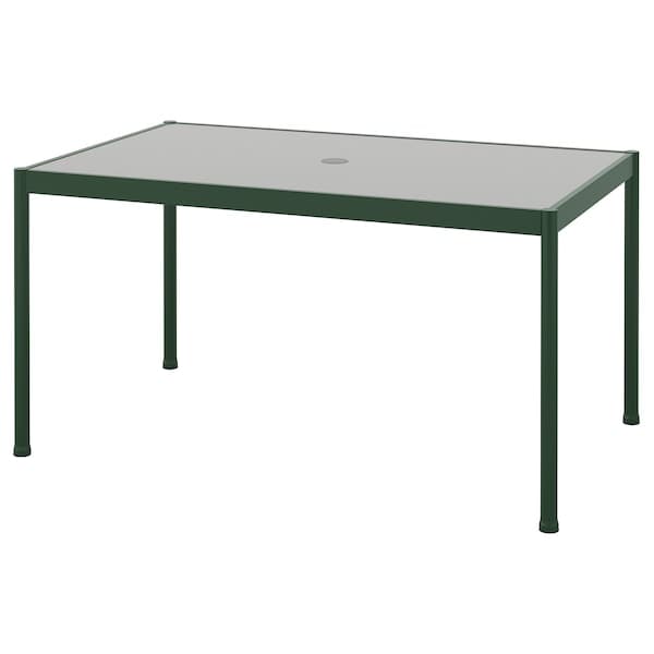 SEGERÖN - Table, outdoor, dark green/light grey, 91x147 cm - best price from Maltashopper.com 10510812