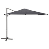 SEGLARÖ parasol, hanging, anthracite/tilting, 330x240 cm