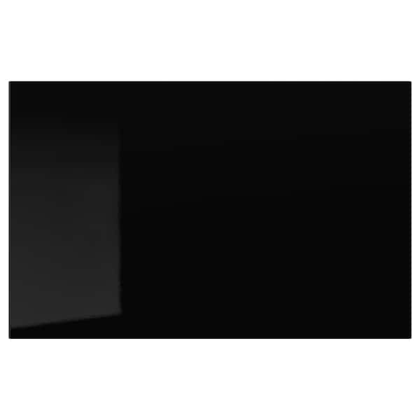 SELSVIKEN door/drawer front, high-gloss black, 60x38 cm