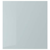 SELSVIKEN door, high-gloss light grey-blue, 60x64 cm