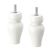 SIGGARP leg, white, 10 cm, 2 pack
