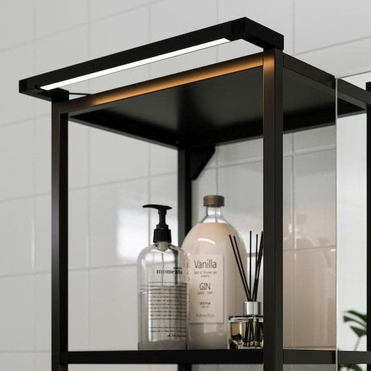 SILVERGLANS LED light bar for bathroom, adjustable light intensity anthracite, 40 cm - best price from Maltashopper.com 30528670