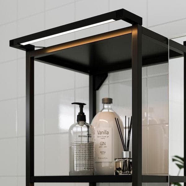 SILVERGLANS LED light bar for bathroom, adjustable light intensity anthracite, 40 cm - best price from Maltashopper.com 30528670