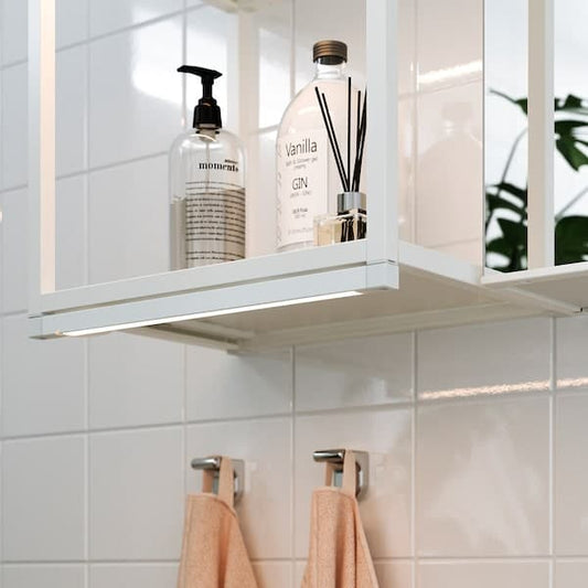 SILVERGLANS LED light bar for bathroom, adjustable light intensity white, 40 cm - best price from Maltashopper.com 70528668