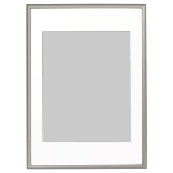 Ikea SILVERHÖJDEN - Frame, silver-colour, 50x70 cm