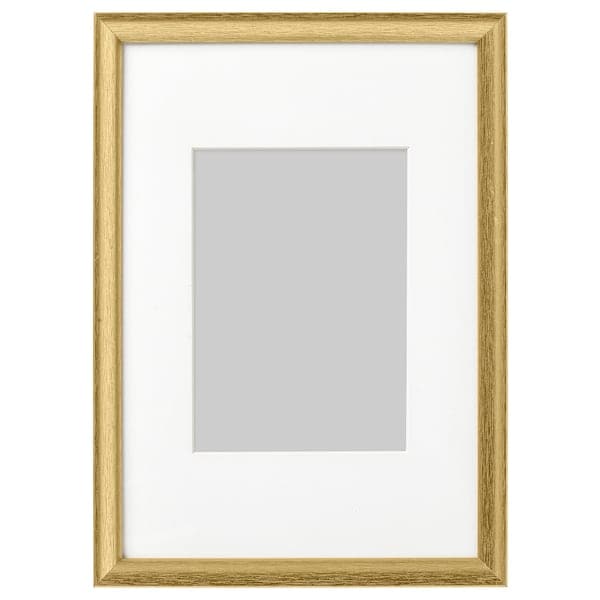 Ikea SILVERHÖJDEN - Frame, gold-colour, 21x30 cm