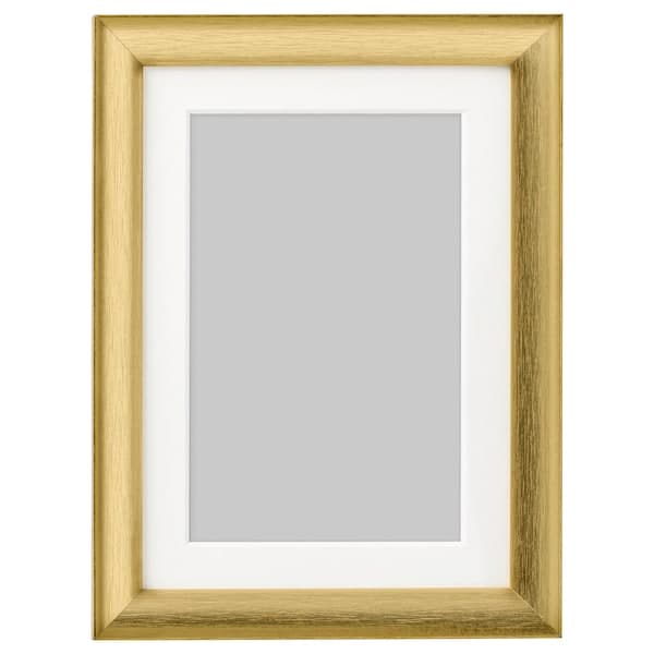 Ikea SILVERHÖJDEN - Frame, gold-colour, 13x18 cm
