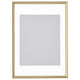 SILVERHÖJDEN frame, gold-colour, 50x70 cm