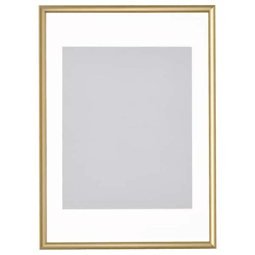 SILVERHÖJDEN - Frame, gold-colour, 50x70 cm