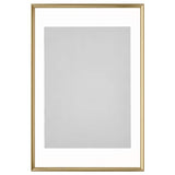 SILVERHÖJDEN frame, gold-colour, 61x91 cm