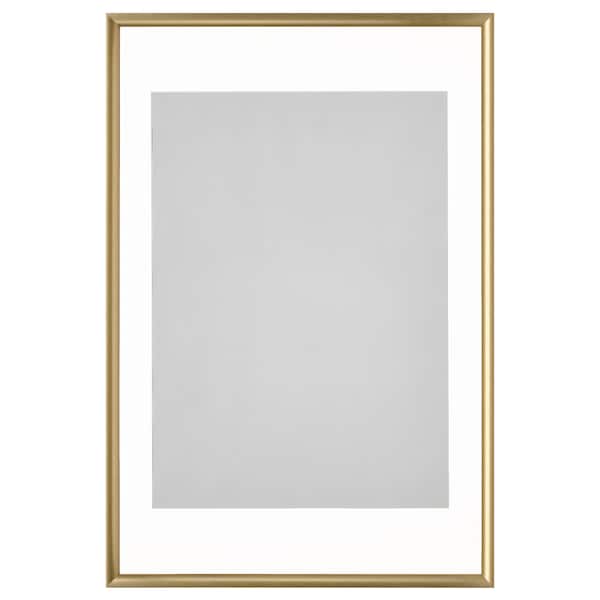 Ikea SILVERHÖJDEN - Frame, gold-colour, 61x91 cm