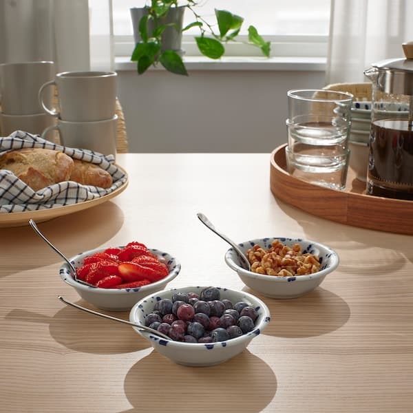 SILVERSIDA - Bowl, patterned/blue, 11 cm - best price from Maltashopper.com 80565698