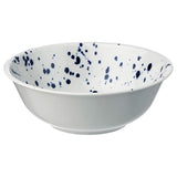 SILVERSIDA serving bowl, patterned/blue, 28 cm