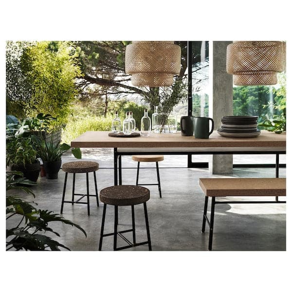 Ikea SINNERLIG - Pendant lamp, bamboo/handmade, 50 cm