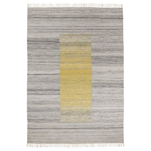 SJÖTÅTEL - Carpet, flatweave, grey-yellow, , 170x240 cm