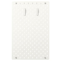SKÅDIS pegboard combination, white, 36x56 cm