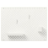 SKÅDIS pegboard combination, white, 76x56 cm