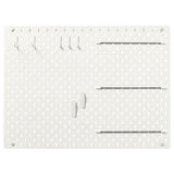 SKÅDIS pegboard combination, white, 76x56 cm