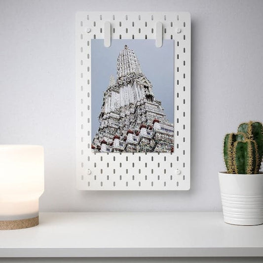 Ikea SKÅDIS - Pegboard combination, white, 36x56 cm