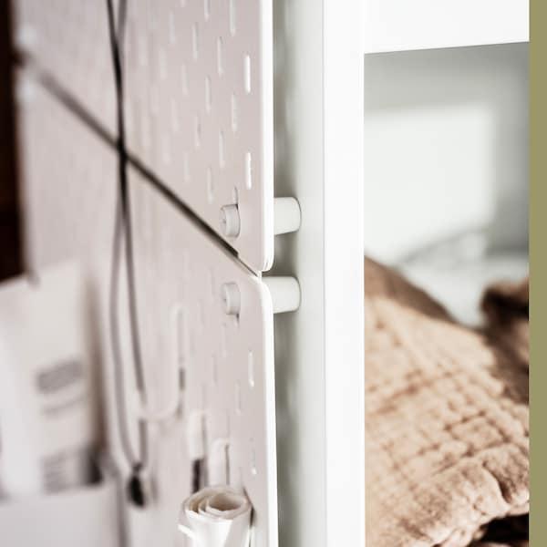 Ikea SKÅDIS - Connector for SKÅDIS pegboards., white
