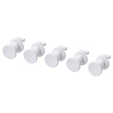 SKÅDIS hook, white, 19 mm, 5 pack