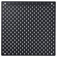 SKÅDIS pegboard, black, 56x56 cm