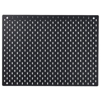 SKÅDIS pegboard, black, 76x56 cm
