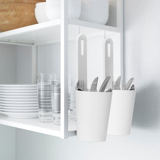 Ikea SKATTÅN Container - white 12x34 cm ,