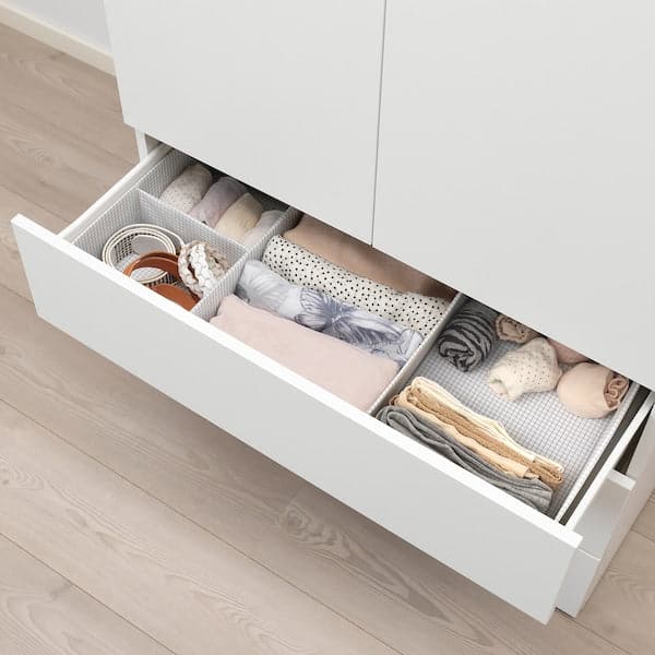 SKATVAL - Drawer, white/dark grey, 80x42x20 cm - best price from Maltashopper.com 29241810