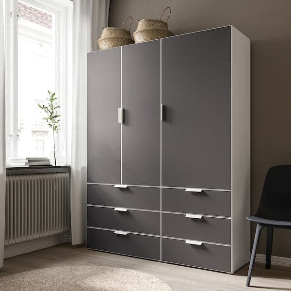 Ikea SKATVAL - Drawer, white/dark grey, 80x57x20 cm