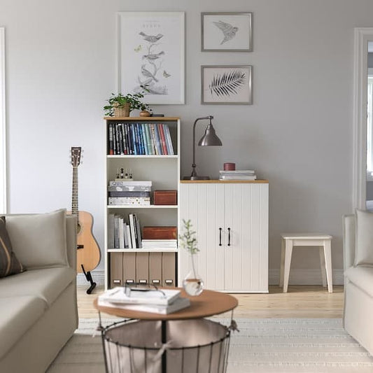 Ikea SKRUVBY - Storage combination, white, 130x140 cm