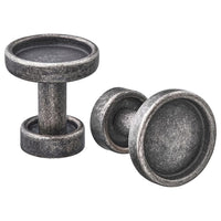 SKRUVSHULT knob, anthracite, 26 mm, 2 pack