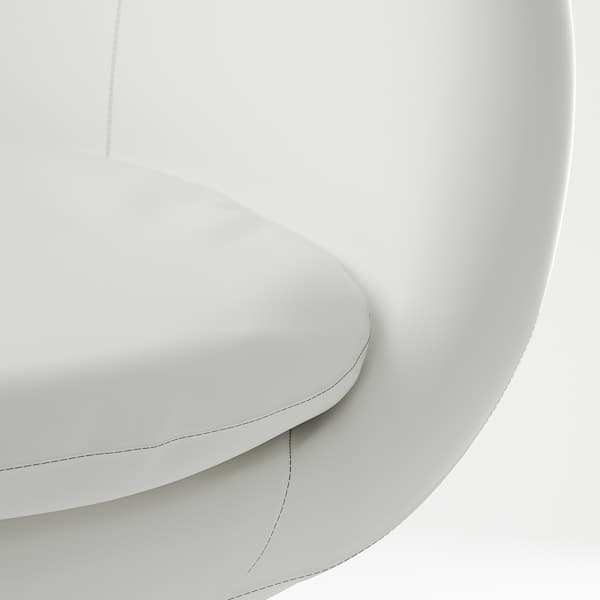 Ikea SKRUVSTA Swivel Chair - White Ysane ,
